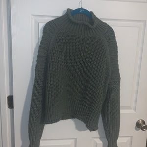 Dark green sweater